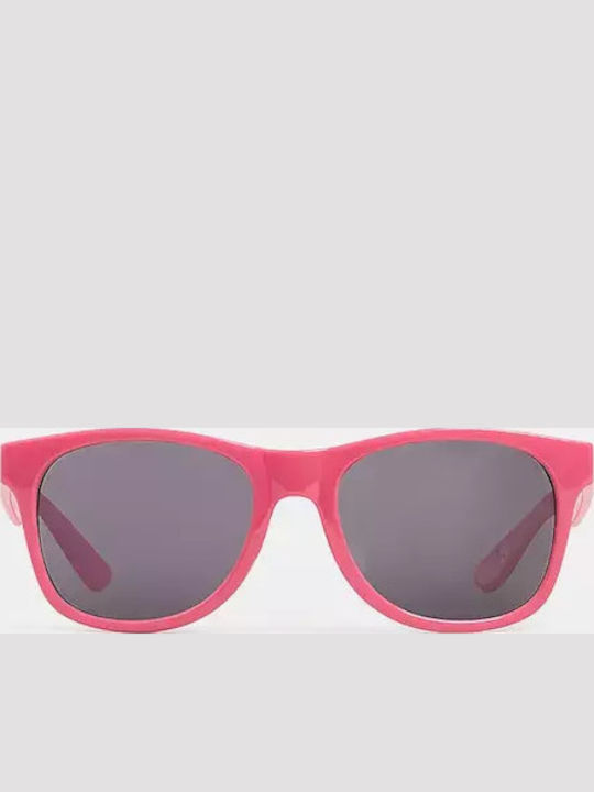 Vans Spicoli Unisex Sunglasses with Pink Plastic Frame and Gray Lens VN000LC0G3X