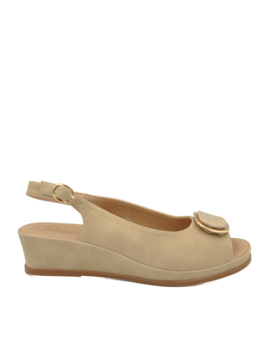 Sandalen Beige