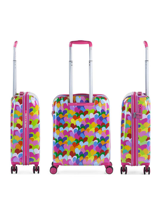 Agatha Ruiz De La Prada Reisekoffer Hart Kabine Mit 4 Räder Höhe 55cm