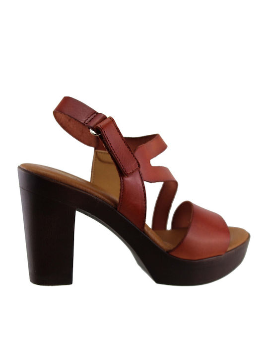 Leather Sandals Brown