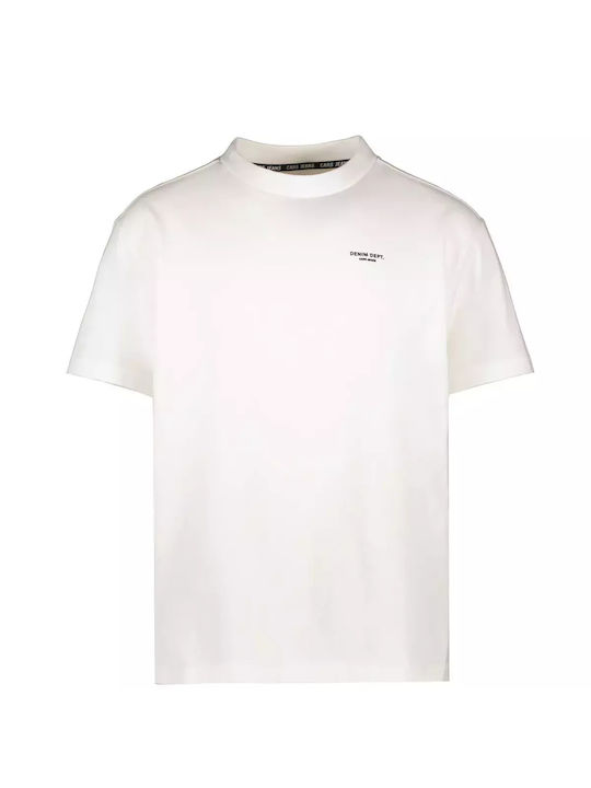 Cars Jeans Men's Short Sleeve T-shirt White