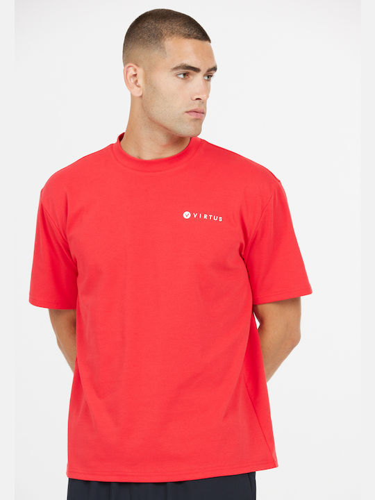 Virtus Ανδρικό T-shirt Κοντομάνικο Κόκκινο