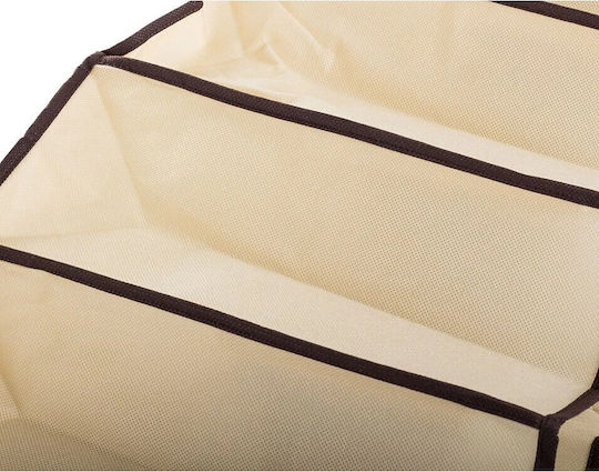 Stoff Kleideraufbewahrung Für Anzug In Ecru Farbe 30x30x120cm Zola