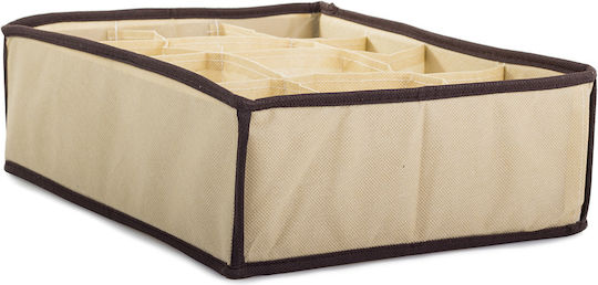 Organizer und Schubladenteiler in Ecru Farbe 30x25x10cm