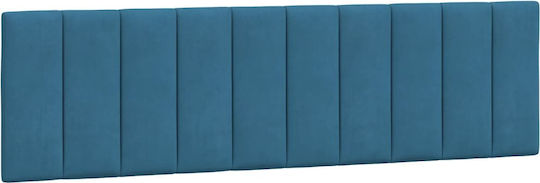 vidaXL Fabric Bed Headboard Cushion Blue 180x45cm