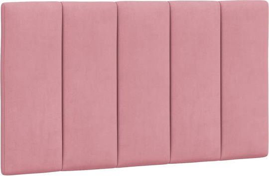 vidaXL Fabric Pink Bed Headboard Cushion 80x45cm