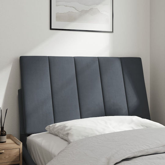 vidaXL Fabric Back Cushion for Bed Headboard Dark Gray 80x45cm