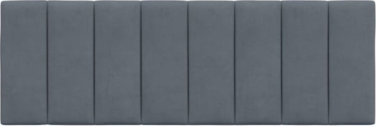 vidaXL Fabric Back Cushion for Bed Headboard Dark Gray 120x45cm