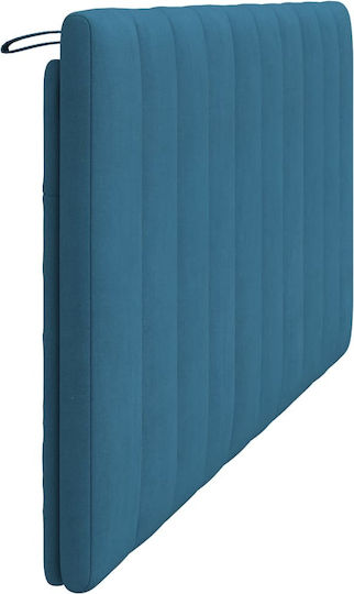 vidaXL Fabric Bed Headboard Cushion Blue 180x45cm