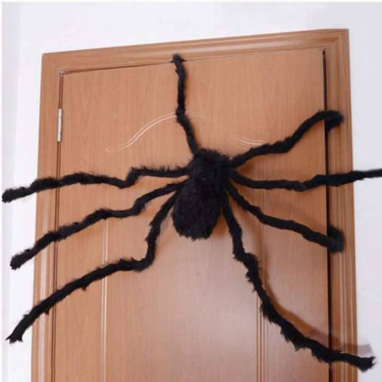 Karneval Zubehör Schwarz für Halloween aus Kunststoff 1Stück