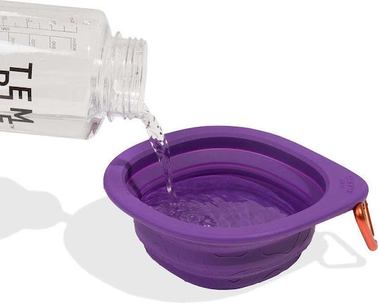 Zee-Dog Μπολ Φαγητού & Νερού για Σκύλο & Γάτα 600ml σε Μωβ Χρώμα
