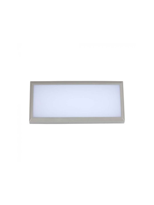 V-TAC Стенен Външен Плафон LED IP65 20W с Студено бяло Светлина 31.9x17x11.4εκ.