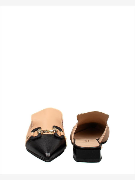 Flat Mules σε Καφέ Χρώμα
