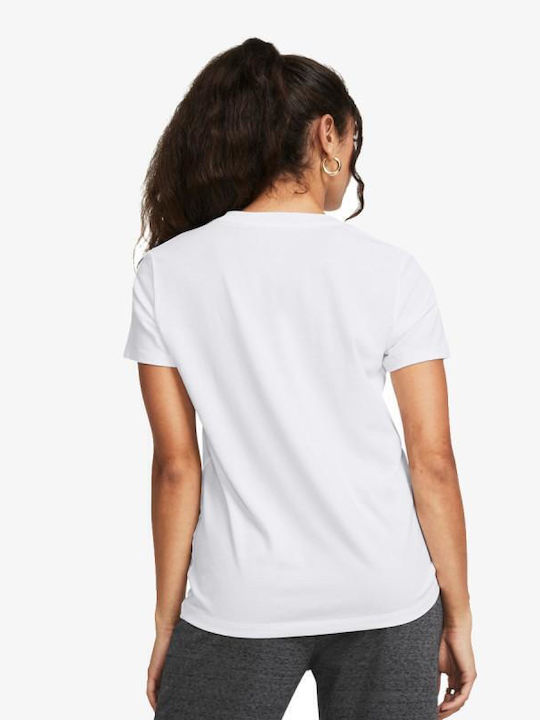 Under Armour Damen Sport T-Shirt Weiß