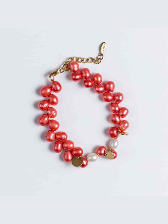 Cuoro Bracelet with Pearls