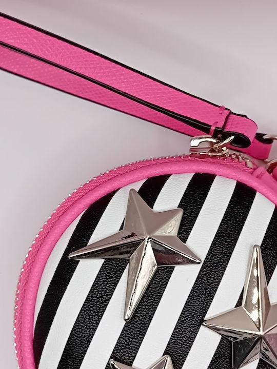 Guess Breloc Portofel Metalic Fuchsia