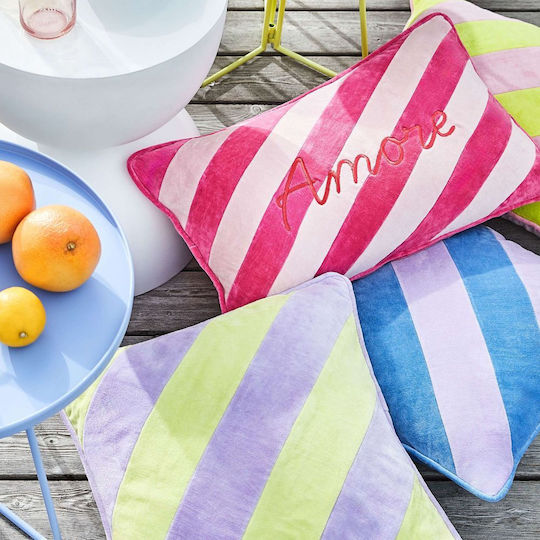 Butlers Perna De Canapea Vacanza Din 100% Bumbac Galben 47x47cm