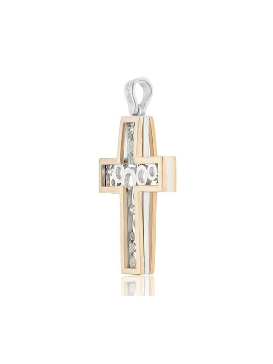 Fa Cad'oro Rose Gold Cross 14K