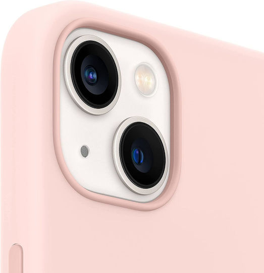 Apple Umschlag Rückseite Silikon Chalk Pink (iPhone 13 Mini)