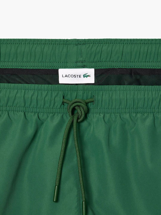 Lacoste Herren Badehose GREEN Monochrom