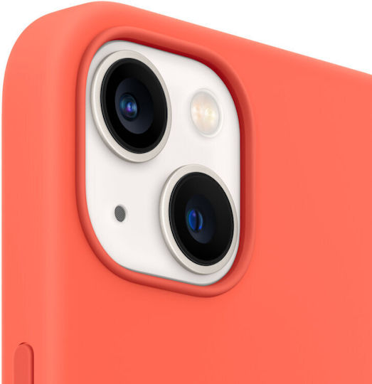 Apple Back Cover Silicone Nectarine (iPhone 13)