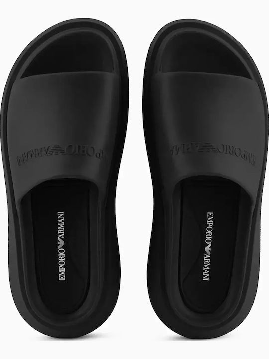 Men's Black Slides