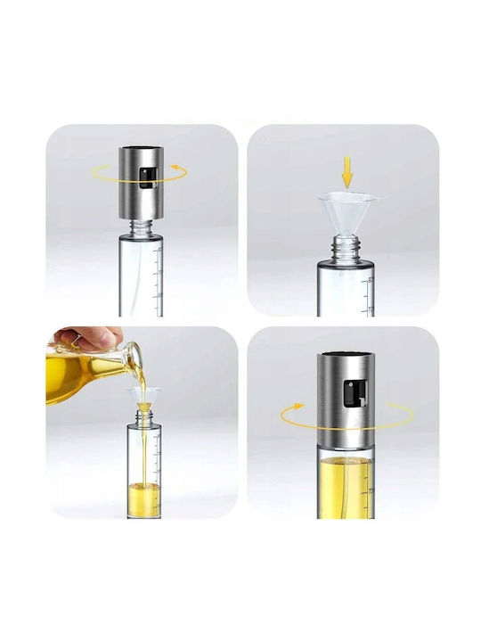 KING Hoff Δοχείο Λαδιού Σπρέι Γυάλινο 100ml