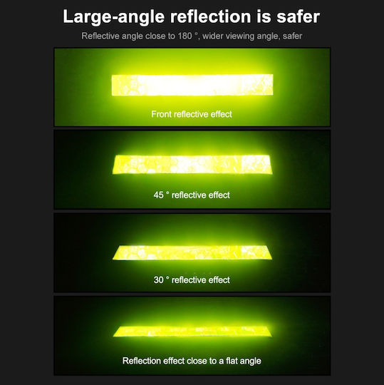 Bandă Adezivă Reflectorizantă Din Plastic Verde 3m x 1cm