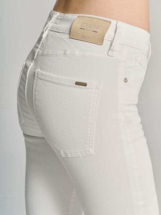 Beatrice Damenjeans Off White
