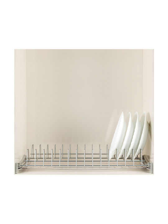Starax Cabinet Dish Rack Metallic in Silver Colour