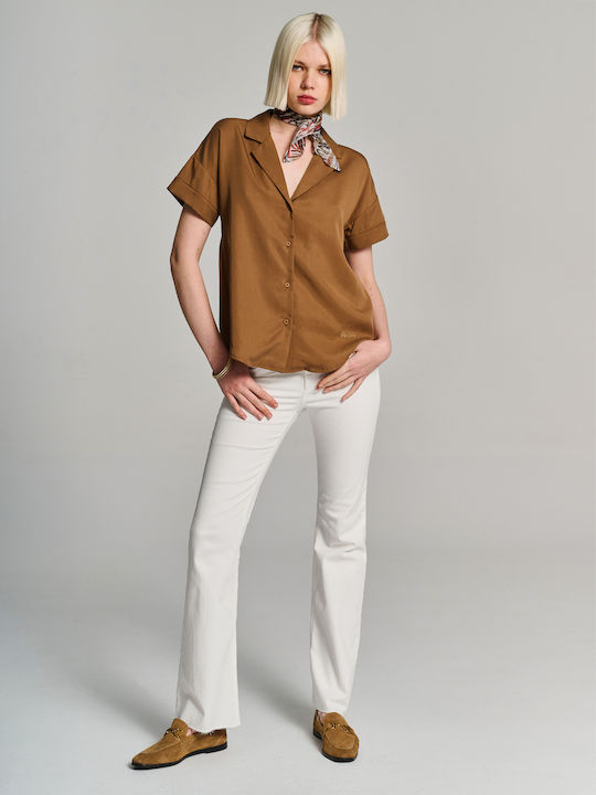 Beatrice Damenjeans Off White