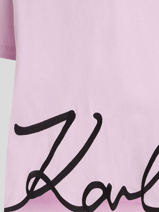 Karl Lagerfeld Women's T-shirt Lilacc