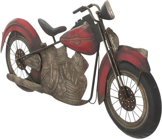 Wanddekoration Metallic Motorrad 98,5x5,5x47,5.cm