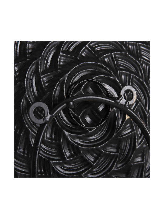 Freebox Geometric Brown Wall Decor Element Made of Metal 122x5x60cm