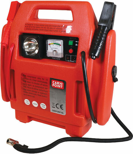 Carpoint Compresor Auto 260PSI Reîncărcabil Cu Baterie 12V