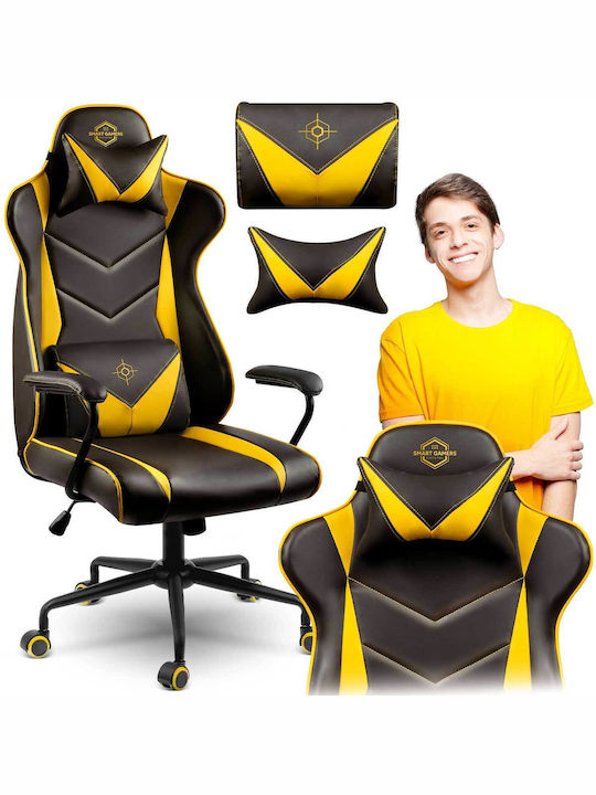 Sofotel Blitzcrank Δερματίνης Μαύρο / Κίτρινο