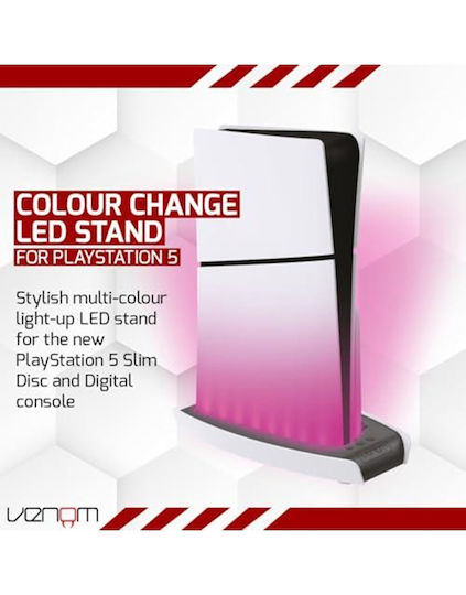 Venom Led Light-up Console Stand For Ps5 Slim (ps5)
