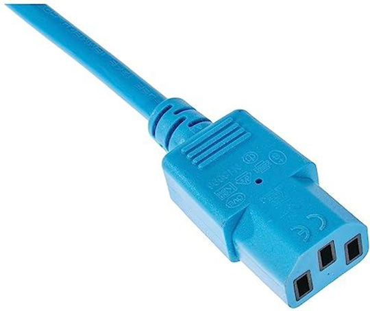 Act Power Cable 3m C13 To C14 Extension Cable For Cold Devices IEC Male To Female 3 Pin Power Cable Ak5111 Blue