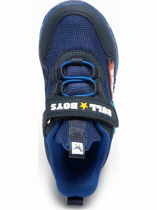 Kids Sneakers Anatomic with Scratch & Lights Blue