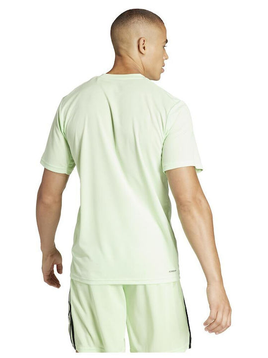 Adidas Train-essentials Base Men's Short Sleeve T-shirt Green