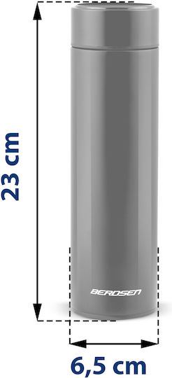 Berdsen Bottle Thermos Stainless Steel 420ml Black
