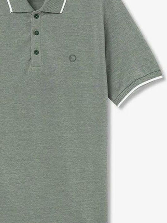 Tiffosi Men's Short Sleeve Blouse Polo Olive