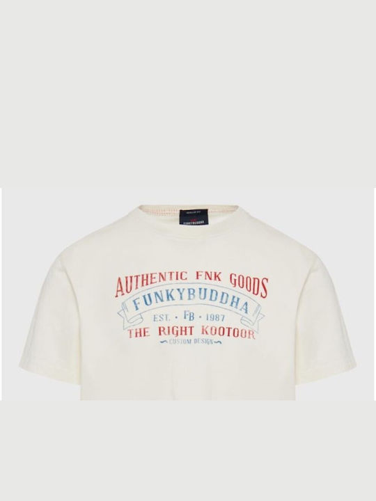 Funky Buddha T-shirt Off White