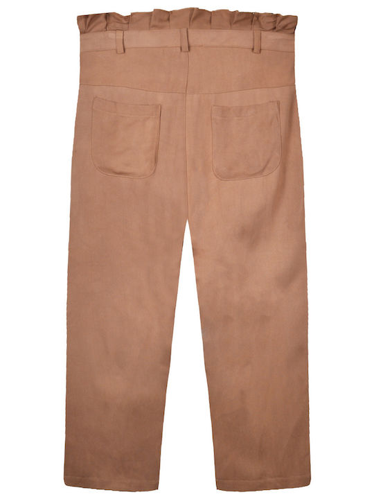Energiers Kids' Fabric Pants Camel