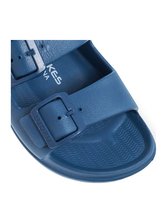 Flip Flops In Sandal Style In Blue Colour