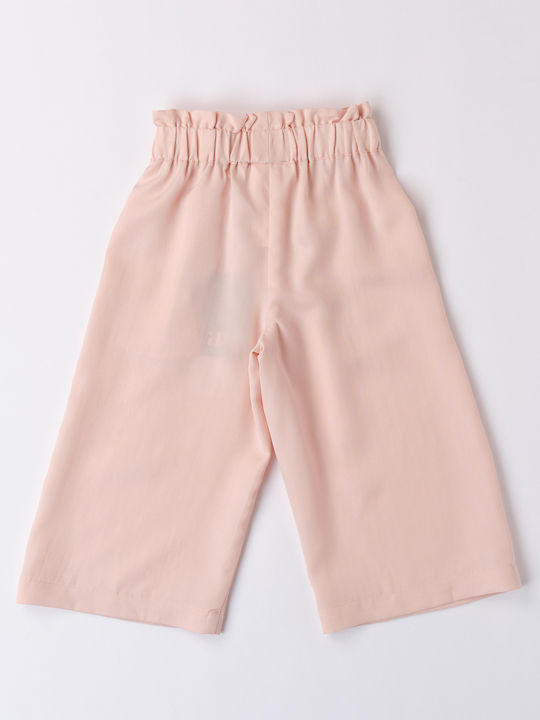 I Do Children's Trousers Fabric with Belt 4.835800 1044 Pink