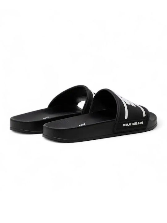 Replay Men's Slides Black