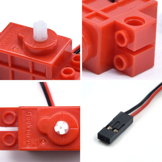 Motor Dc 70rpm 4.8v Red - Lego Compatible