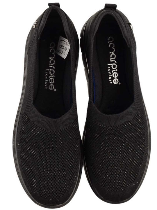 Ανατομικά Γυναικεία Slip-On Μαύρα