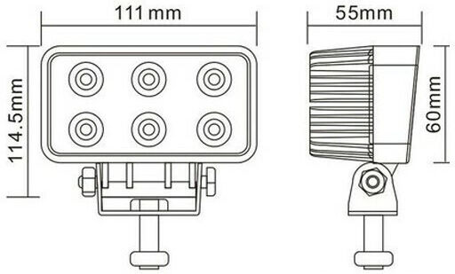 Kamar Προβολέας LED 18W
